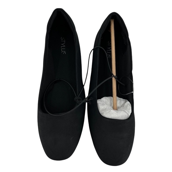 NWT Stylus Black Normandie Slip On Ballet Flats Size 8 Women’s - Picture 5 of 9